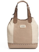 Thumbnail for your product : GUESS Darcelle Color-Blocked Woven Tote