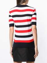 Thumbnail for your product : VVB striped knitted blouse