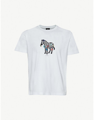 Paul Smith Zebra Climb cotton-jersey T-shirt