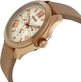 Thumbnail for your product : Fossil Cecile Multi-Function White Dial Beige Leather Ladies Watch AM4532