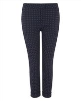Thumbnail for your product : Jaeger Graphic Cropped Trousers