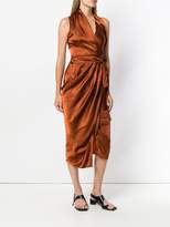 Thumbnail for your product : Rick Owens wrap style midi dress