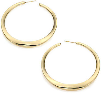 Ippolita Glamazon 18K Yellow Gold Hoop Earrings/2.35"