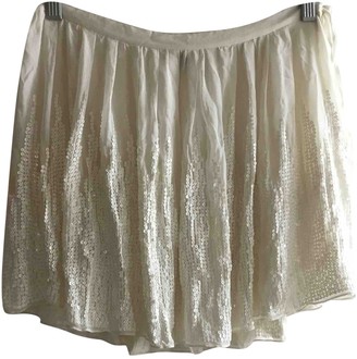 Joseph White Silk Skirt for Women