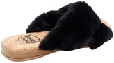 Thumbnail for your product : Andre Assous Nally Faux Shearling Crisscross Slide Sandal