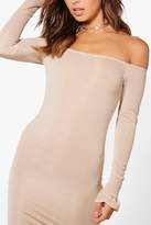 Thumbnail for your product : boohoo Petite Louisa Frill Sleeve Dress