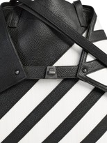 Thumbnail for your product : Akris Medium AI Horsehair-Stripe Leather Tote