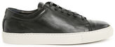 Thumbnail for your product : NATIONAL STANDARD - Edition 3 solid colour black leather sneakers