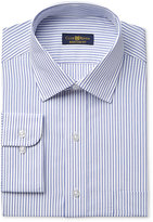 Thumbnail for your product : Club Room Estate Men's Classic-Fit Wrinkle Resistant Blue End on End Bar Stripe Dress Shirt, Created for Macy's