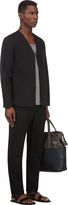 Thumbnail for your product : Damir Doma Black Slouch-Back Sarouel Trousers