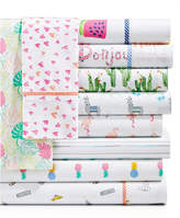 Thumbnail for your product : Martha Stewart Collection Whim by Collection Novelty Print King 4-pc Sheet Set, 200 Thread Count 100% Cotton Percale, Created for Macy's