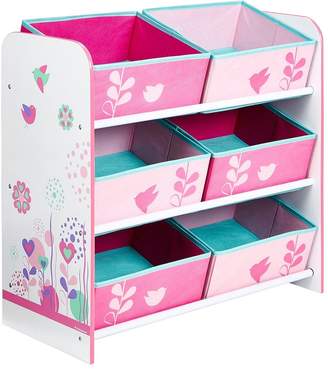 Hello Home Flowers and Birds Kids' Toy Storage Unit by HelloHome