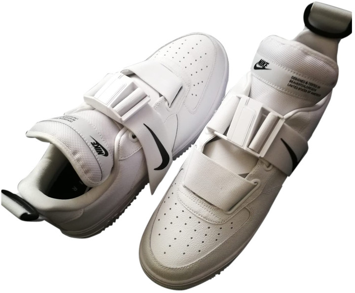 mens white leather nike trainers