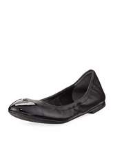 Thumbnail for your product : Tory Burch Shelby Leather Ballet Flat