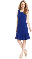 Thumbnail for your product : Kasper Sleeveless Crepe Flared Dress