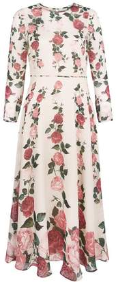 Hobbs Victoria Rose Silk Dress