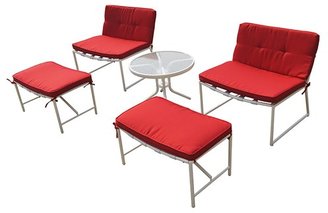 Varick Gallery Tenafly 5 Piece Seating Group with Cushion