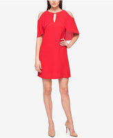 Thumbnail for your product : Jessica Simpson Capelet Cold-Shoulder Dress