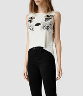 Thumbnail for your product : AllSaints Gato Cropped Top