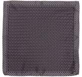 Thumbnail for your product : Dunhill Paisley Print Silk Pocket Square - Mens - Grey