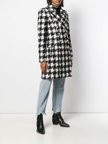 Thumbnail for your product : Balmain Houndstooth Double-Breasted Coat