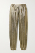 Thumbnail for your product : Saint Laurent Lurex Track Pants - Gold
