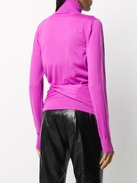 Thumbnail for your product : MSGM Turtleneck Tied Waist Jumper