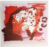 Thumbnail for your product : Alexander McQueen Leopard print silk chiffon scarf