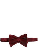 Thumbnail for your product : Emporio Armani Faux Ponyskin Bow Tie