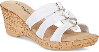 Easy Street Shoes Tuscany by Andrea Wedge Sandals Women's Shoes