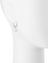 Thumbnail for your product : Majorica Sterling Silver Pearl Hoop Earrings, 10mm