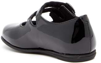 Rachel Lil Shara Double Mary Jane Strap Patent Flat (Toddler)