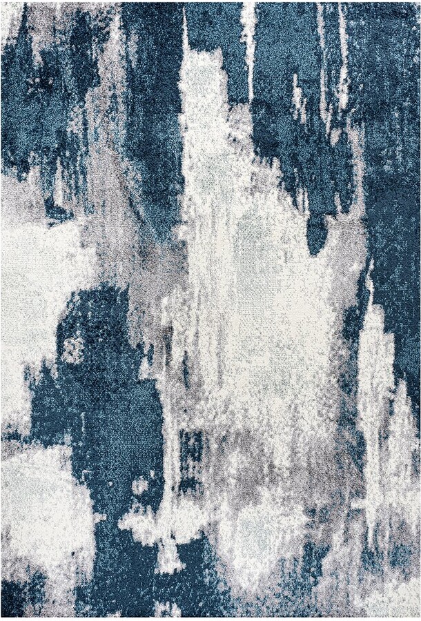 Jonathan Y Designs Zoe Contemporary Bohemian Abstract Marble Area Rug