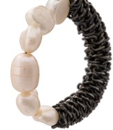 Thumbnail for your product : Oscar de la Renta Pearl Chain Earrings