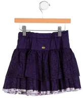 Thumbnail for your product : Catimini Girls' Flared Floral Skirt