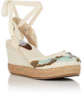 Thumbnail for your product : OndadeMar WOMEN'S EMBELLISHED CANVAS PLATFORM