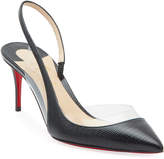 Thumbnail for your product : Christian Louboutin OptiSexy Asymmetric Red Sole Slingback Pumps