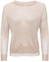 Thumbnail for your product : Whistles Layered Hem Sparkle Boxy Knit