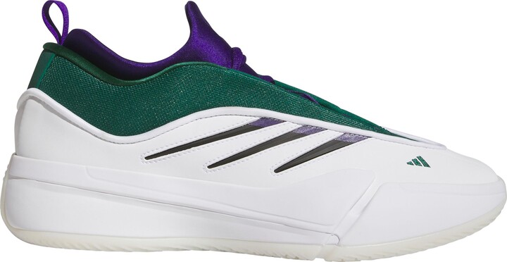 adidas Dame 9 Low Basketball Shoes, Men's, M7/W8, White/Navy/Green