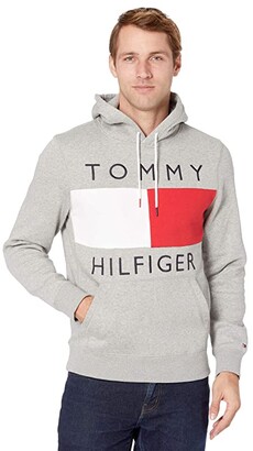 tommy hilfiger pink hoodie mens