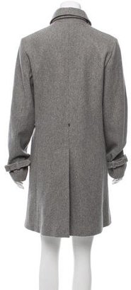Jil Sander Virgin Wool Double-Breasted Coat
