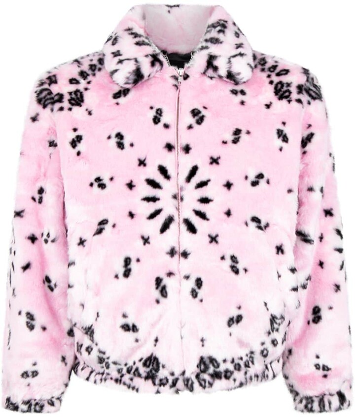 Supreme Bandana Faux Fur Bomber Jacket ShopStyle
