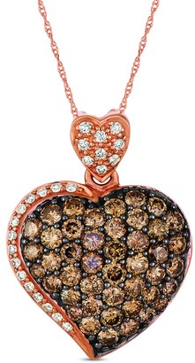LeVian Grand Sample Sale 14K Strawberry Gold 2.06 Ct. Tw. Diamond Necklace