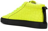 Thumbnail for your product : Hide&Jack Crocodile-Effect High-Top Sneakers