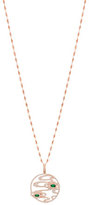 Thumbnail for your product : Qeelin Couture Mogaoku 18k Diamond & Emerald Pendant Necklace