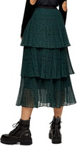 Thumbnail for your product : Topshop Star Tiered Pleated Midi Skirt