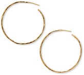 Thumbnail for your product : Argentovivo Hammered Large Hoop Earrings