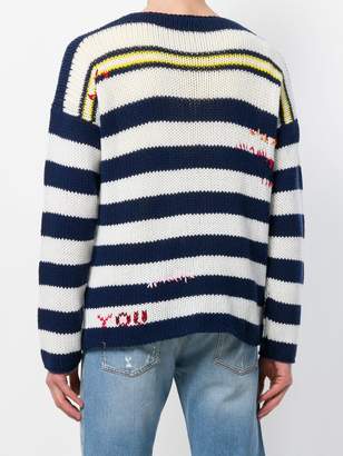 Ermanno Scervino cashmere striped sweater
