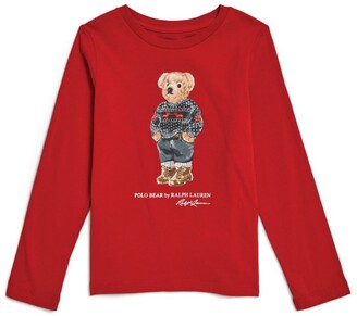 Ralph Lauren Kids Polo Bear Long-Sleeved T-Shirt (2-4 Years)