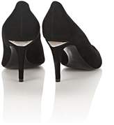 Thumbnail for your product : Alexander Wang TRISTA SUEDE MID HEEL PUMP WITH RHODIUM Heels